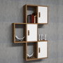 Hanah Home Flora - Nogal y Blanco